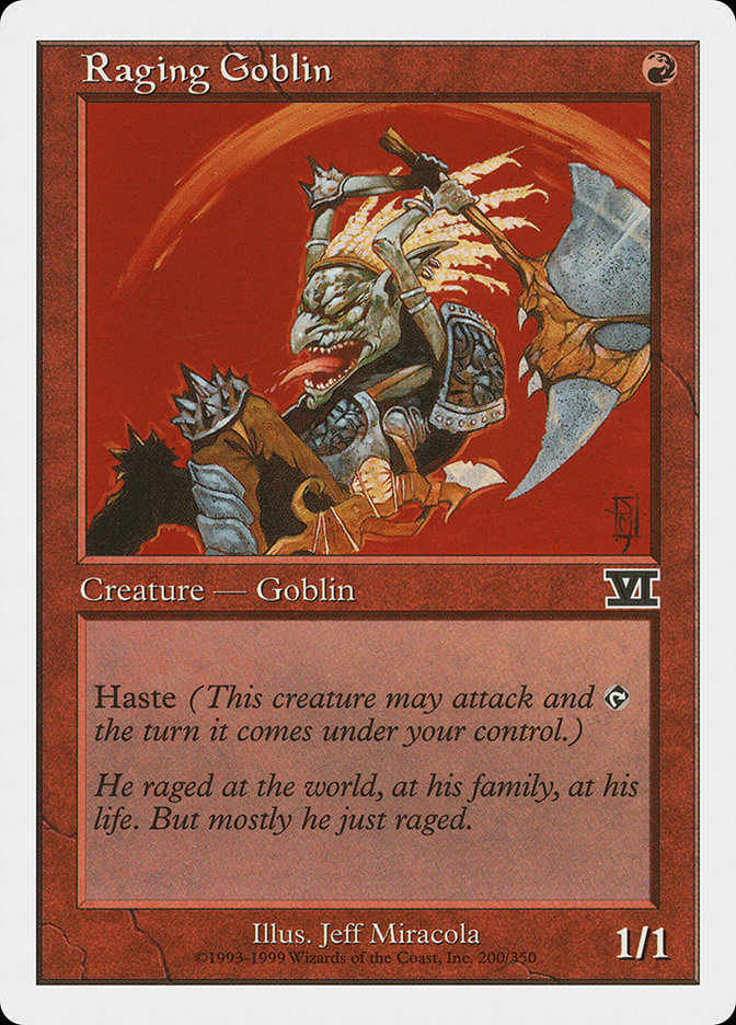 Raging Goblin [Classic Sixth Edition] | Devastation Store