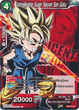 Unbreakable Super Saiyan Son Goku [SD2-03] | Devastation Store