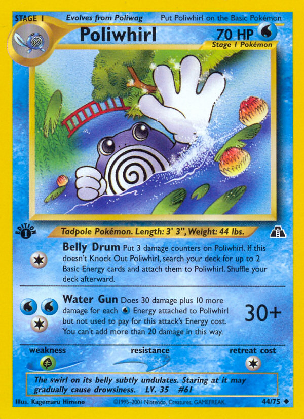 Poliwhirl (44/75) [Neo Discovery 1st Edition] | Devastation Store