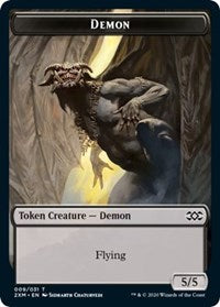 Demon // Elemental Double-sided Token [Double Masters Tokens] | Devastation Store