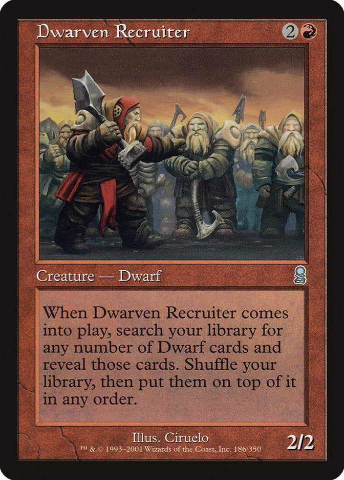 Dwarven Recruiter [Odyssey] - Devastation Store | Devastation Store