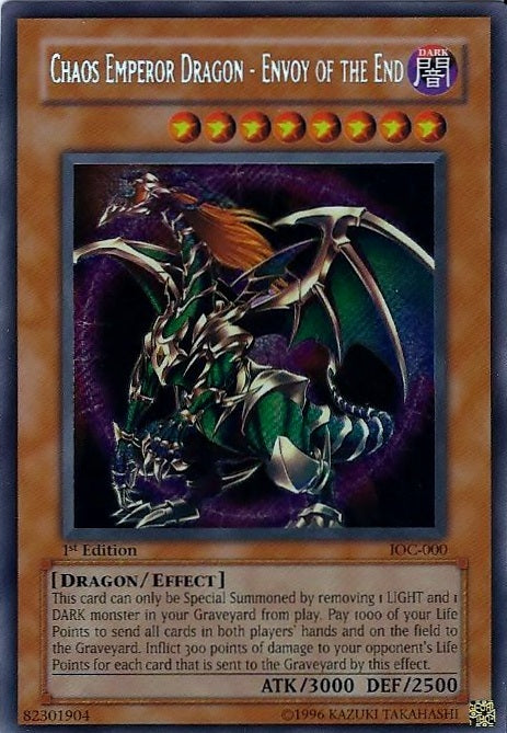 Chaos Emperor Dragon - Envoy of the End [IOC-000] Secret Rare | Devastation Store