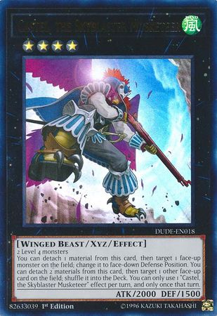 Castel, the Skyblaster Musketeer [DUDE-EN018] Ultra Rare | Devastation Store