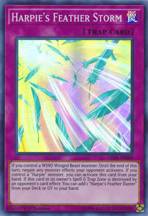 Harpie's Feather Storm [LED4-EN000] Super Rare | Devastation Store