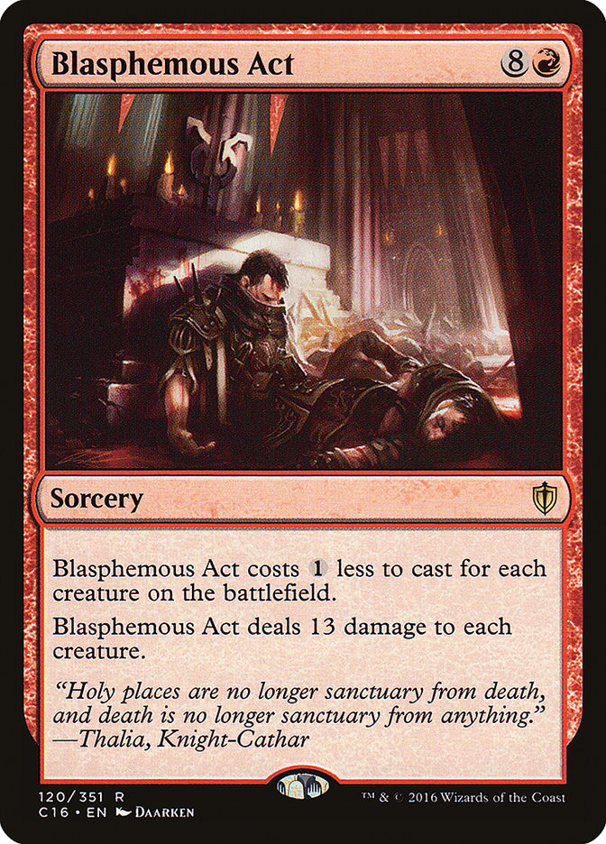 Blasphemous Act [Commander 2016] - Devastation Store | Devastation Store