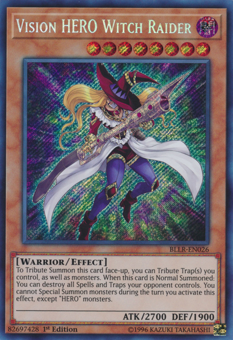 Vision Hero Witch Raider [BLLR-EN026] Secret Rare | Devastation Store