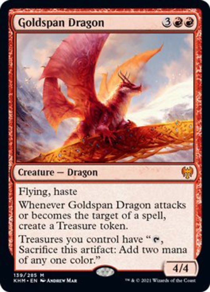 Goldspan Dragon [Kaldheim] | Devastation Store