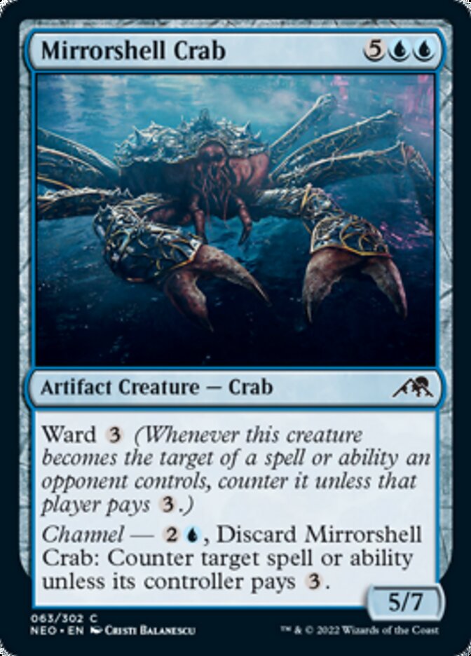 Mirrorshell Crab [Kamigawa: Neon Dynasty] | Devastation Store