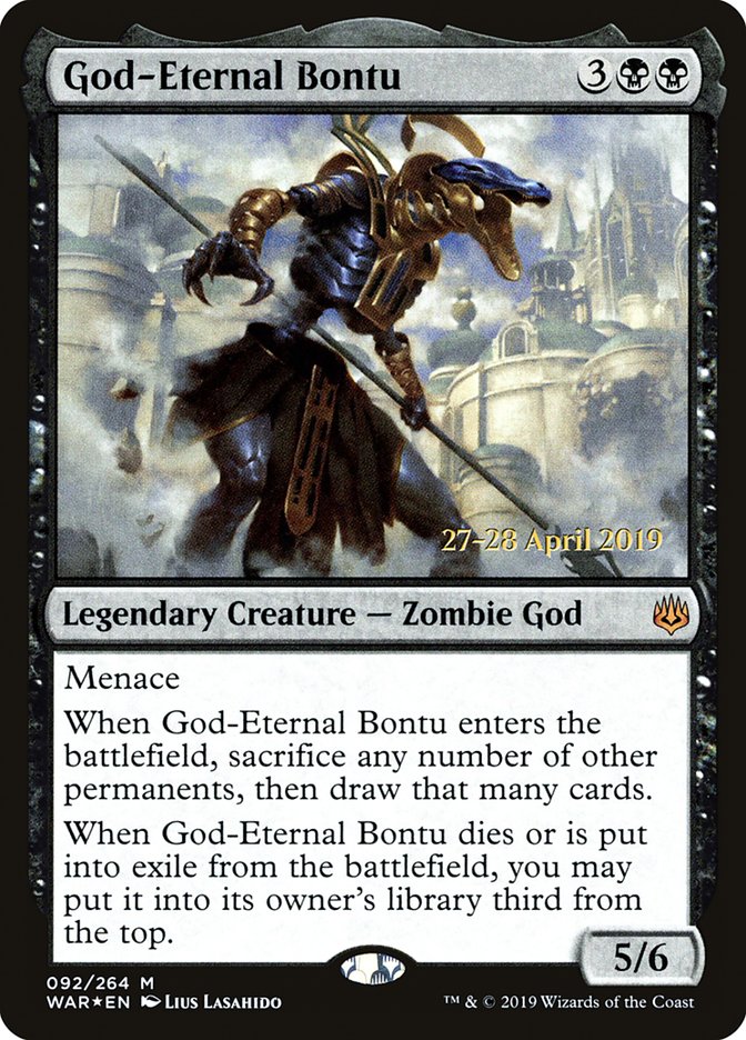 God-Eternal Bontu  [War of the Spark Prerelease Promos] | Devastation Store