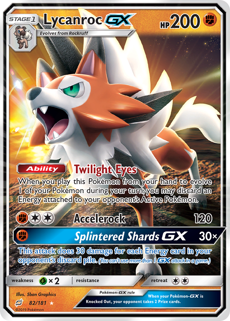 Lycanroc GX (82/181) [Sun & Moon: Team Up] | Devastation Store