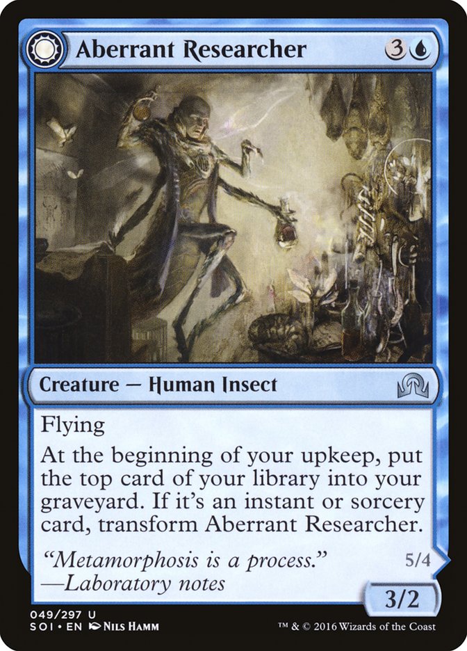 Aberrant Researcher // Perfected Form [Shadows over Innistrad] | Devastation Store