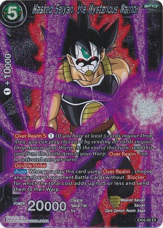 Masked Saiyan, the Mysterious Warrior (Foil) (EX02-02) [Dark Demon's Villains] | Devastation Store