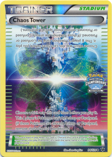 Chaos Tower (94/124) (National Championship Promo) [XY: Fates Collide] | Devastation Store