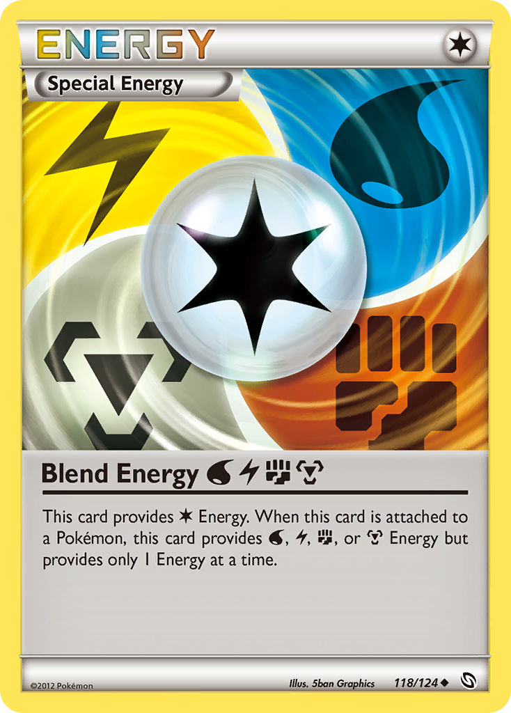 Blend Energy WaterLightningFightingMetal (118/124) [Black & White: Dragons Exalted] | Devastation Store