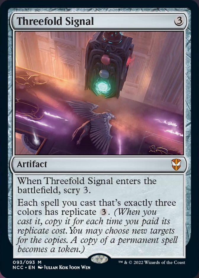 Threefold Signal [Streets of New Capenna Commander] | Devastation Store