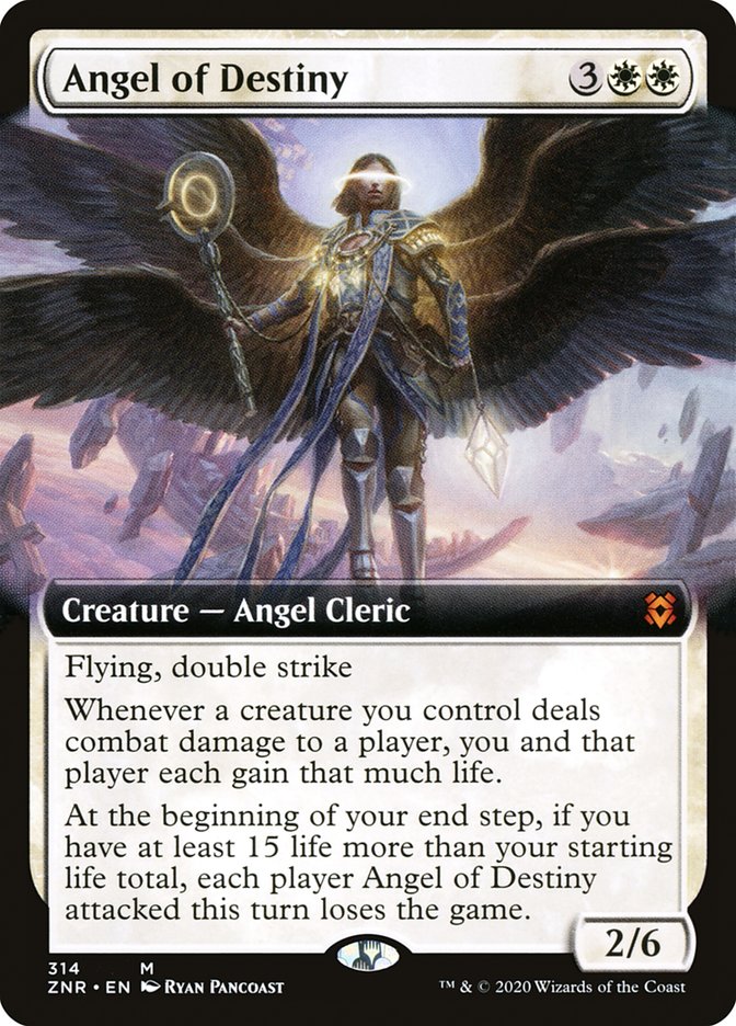 Angel of Destiny (Extended) [Zendikar Rising] | Devastation Store