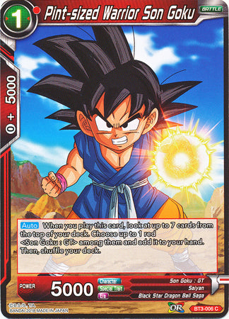 Pint-sized Warrior Son Goku [BT3-006] | Devastation Store