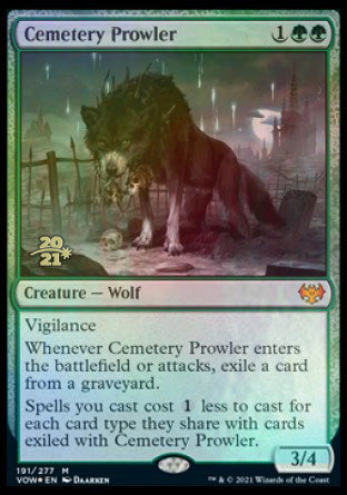 Cemetery Prowler [Innistrad: Crimson Vow Prerelease Promos] | Devastation Store
