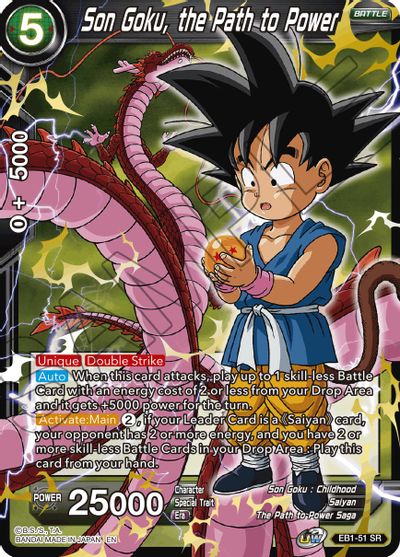 Son Goku, the Path to Power (EB1-051) [Battle Evolution Booster] | Devastation Store