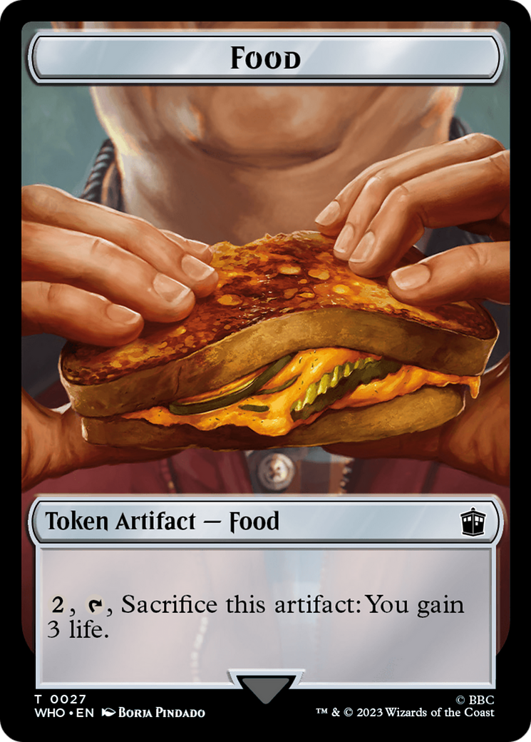 Copy // Food (0027) Double-Sided Token [Doctor Who Tokens] | Devastation Store