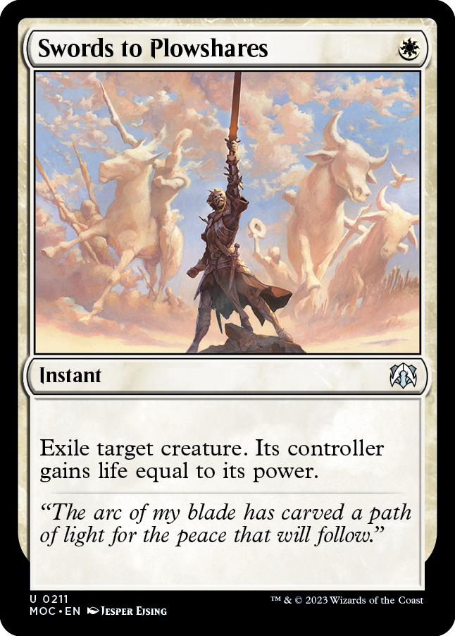 Swords to Plowshares [March of the Machine Commander] | Devastation Store