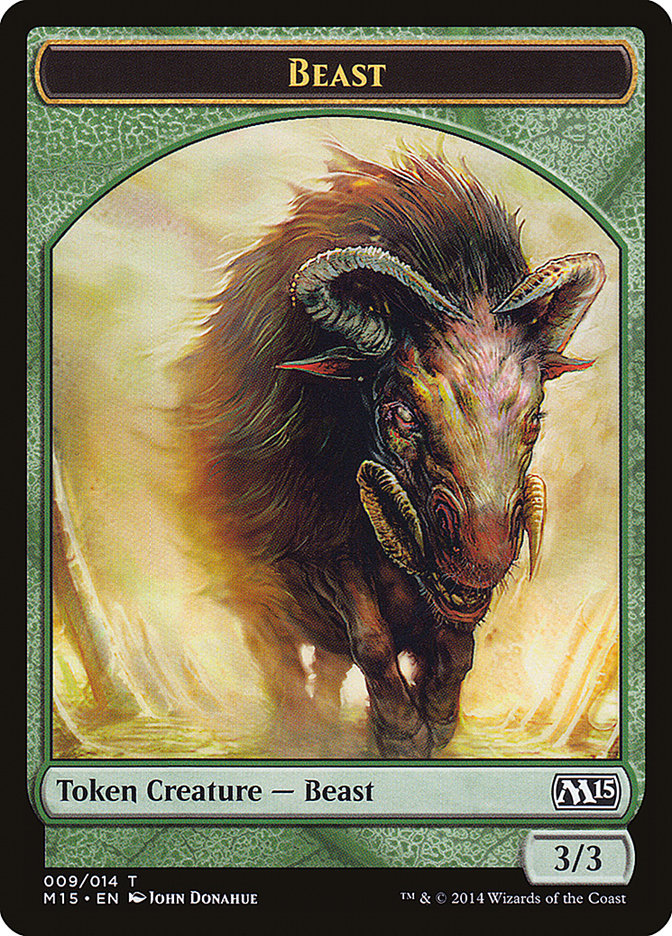 Beast (009/014) [Magic 2015 Tokens] | Devastation Store