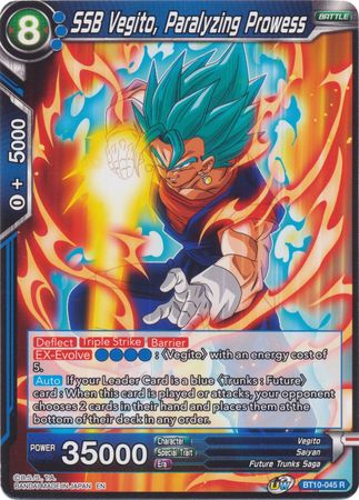 SSB Vegito, Paralyzing Prowess (BT10-045) [Rise of the Unison Warrior 2nd Edition] | Devastation Store