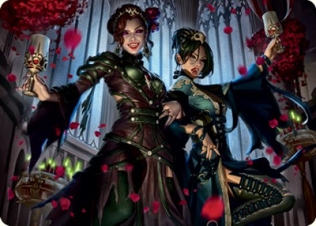 Falkenrath Celebrants 2 Art Card [Innistrad: Crimson Vow Art Series] | Devastation Store