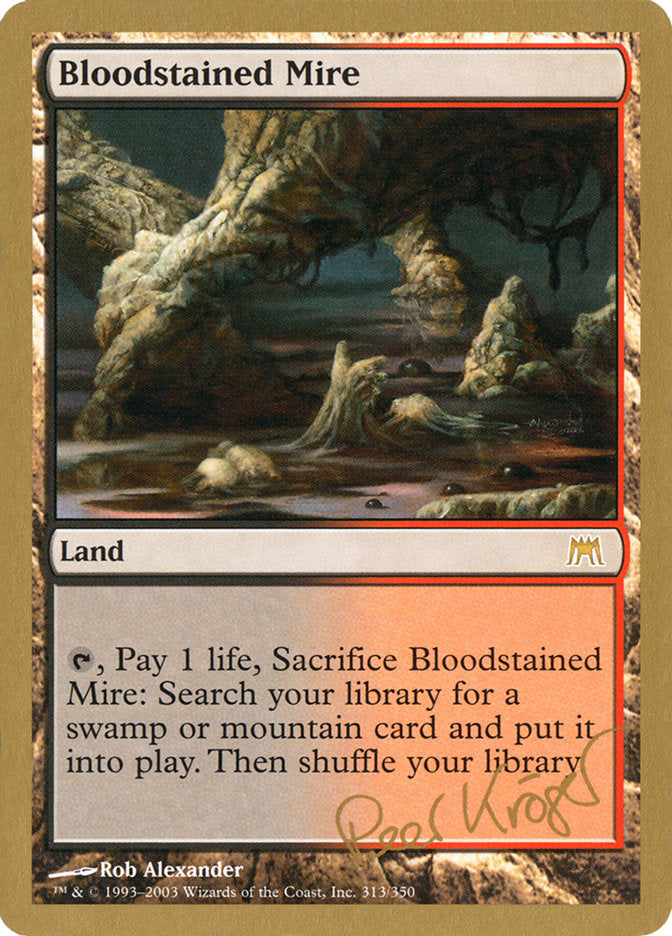 Bloodstained Mire (Peer Kroger) [World Championship Decks 2003] | Devastation Store