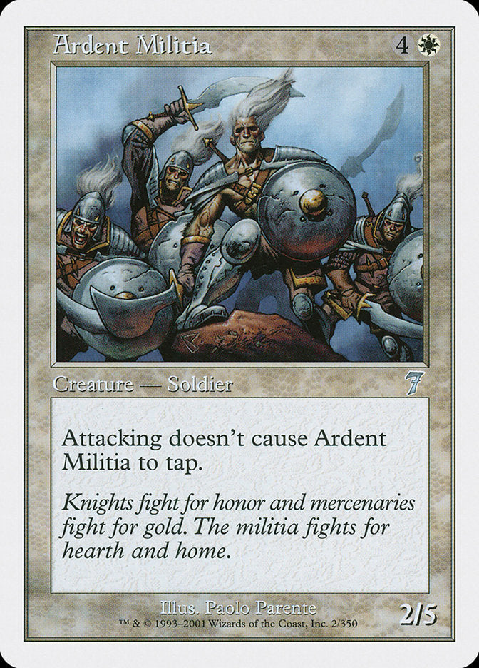 Ardent Militia [Seventh Edition] | Devastation Store