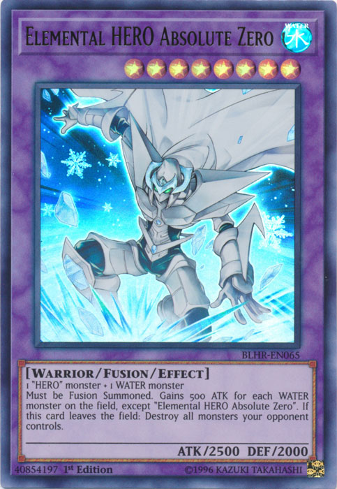 Elemental Hero Absolute Zero [BLHR-EN065] Ultra Rare | Devastation Store