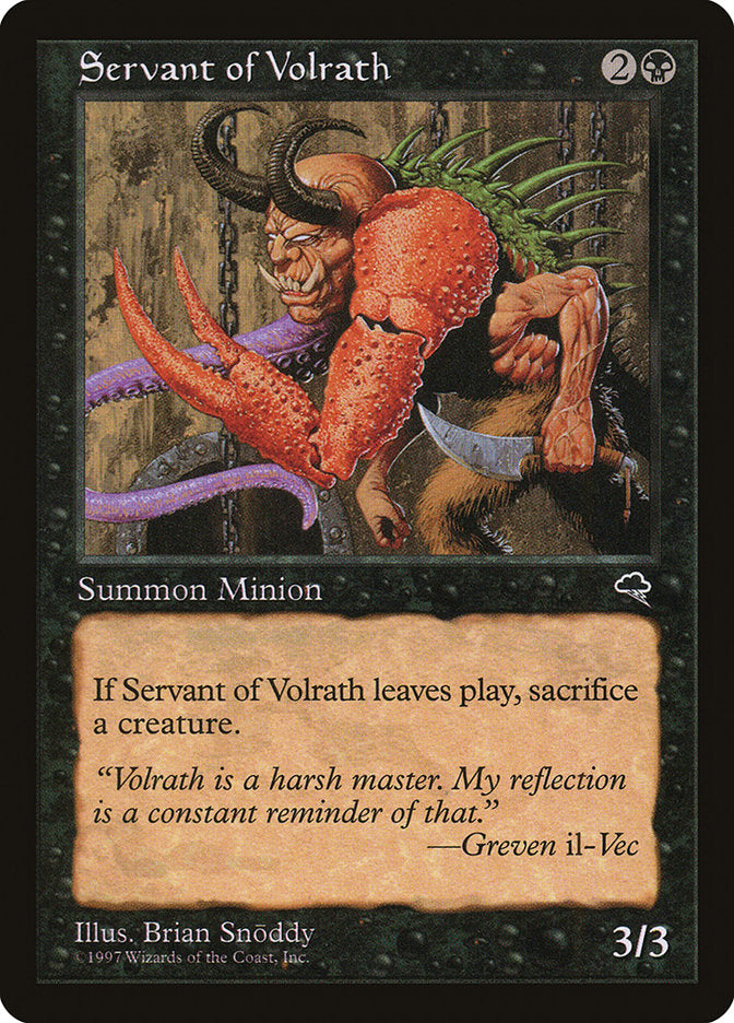 Servant of Volrath [Tempest] - Devastation Store | Devastation Store
