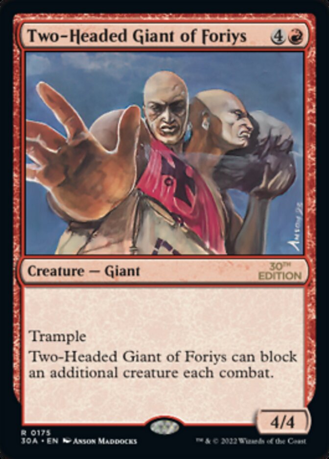 Two-Headed Giant of Foriys [30th Anniversary Edition] | Devastation Store