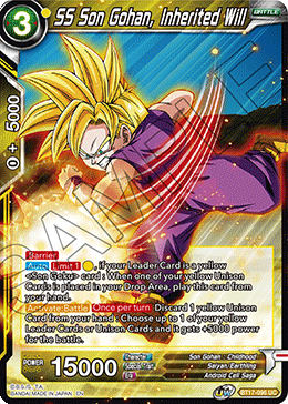 SS Son Gohan, Inherited Will (BT17-096) [Ultimate Squad] | Devastation Store