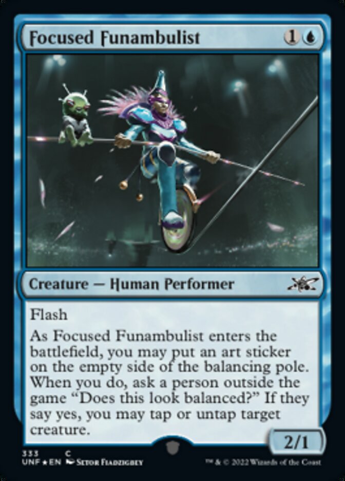 Focused Funambulist (Galaxy Foil) [Unfinity] | Devastation Store