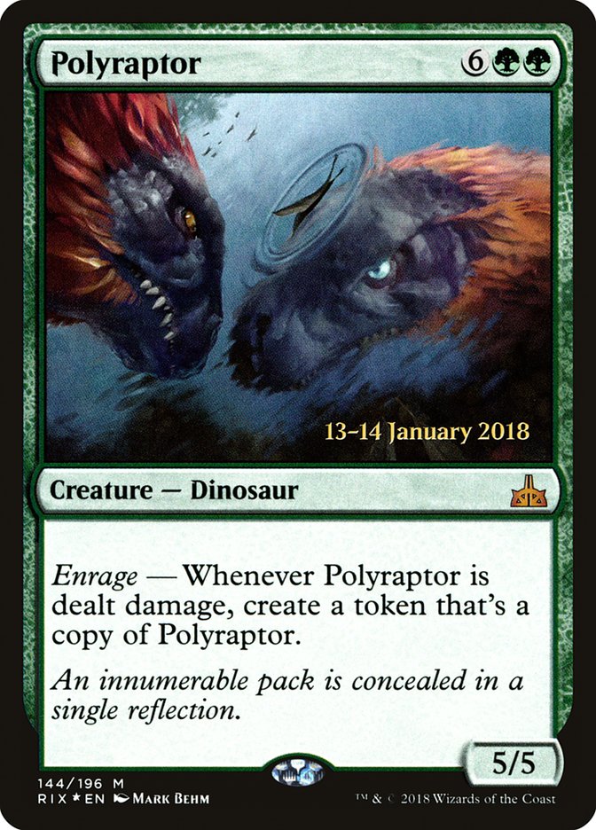 Polyraptor [Rivals of Ixalan Prerelease Promos] - Devastation Store | Devastation Store