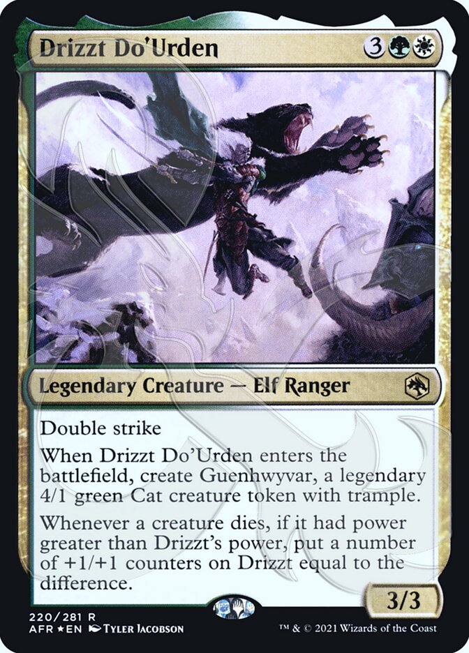 Drizzt Do'Urden (Ampersand Promo) [Dungeons & Dragons: Adventures in the Forgotten Realms Promos] | Devastation Store