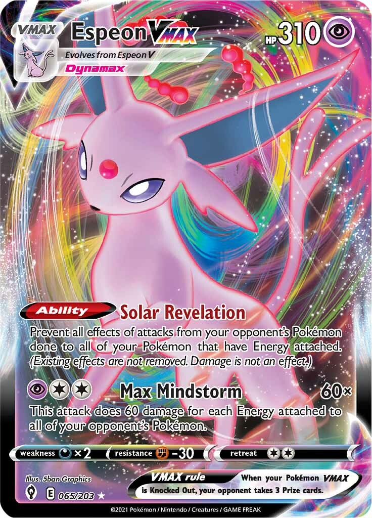 Espeon VMAX (065/203) [Sword & Shield: Evolving Skies] | Devastation Store