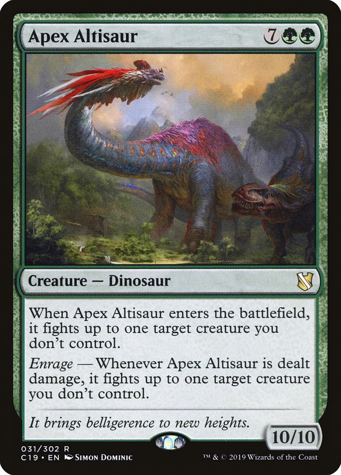 Apex Altisaur [Commander 2019] | Devastation Store