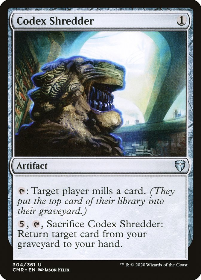 Codex Shredder [Commander Legends] | Devastation Store