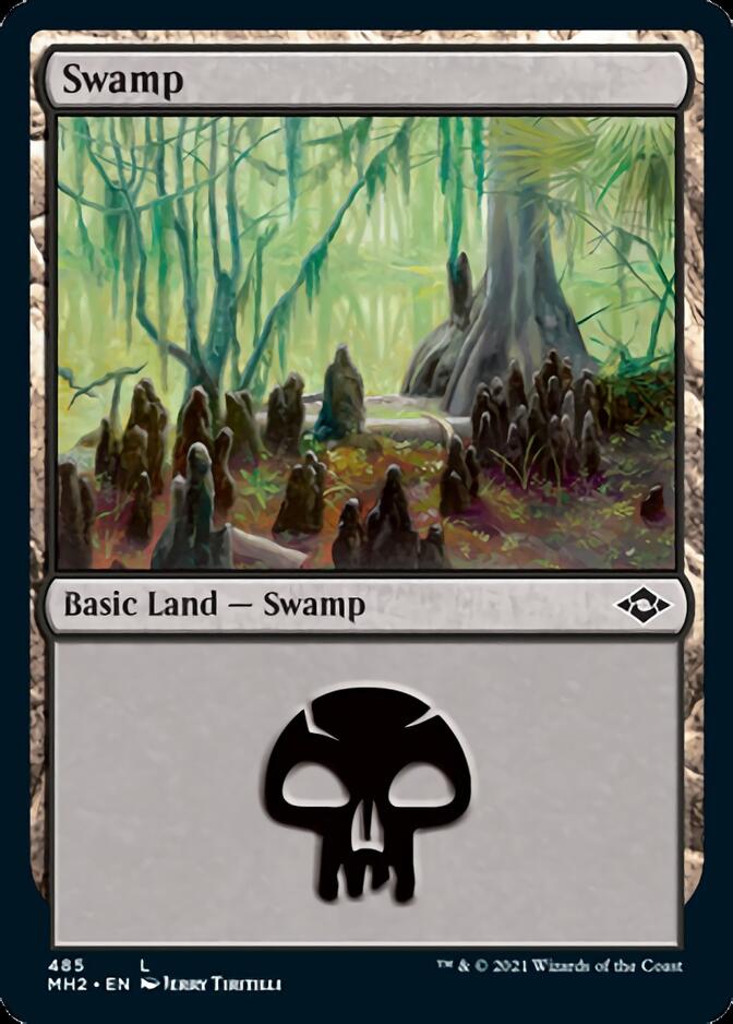 Swamp (485) (Foil Etched) [Modern Horizons 2] | Devastation Store