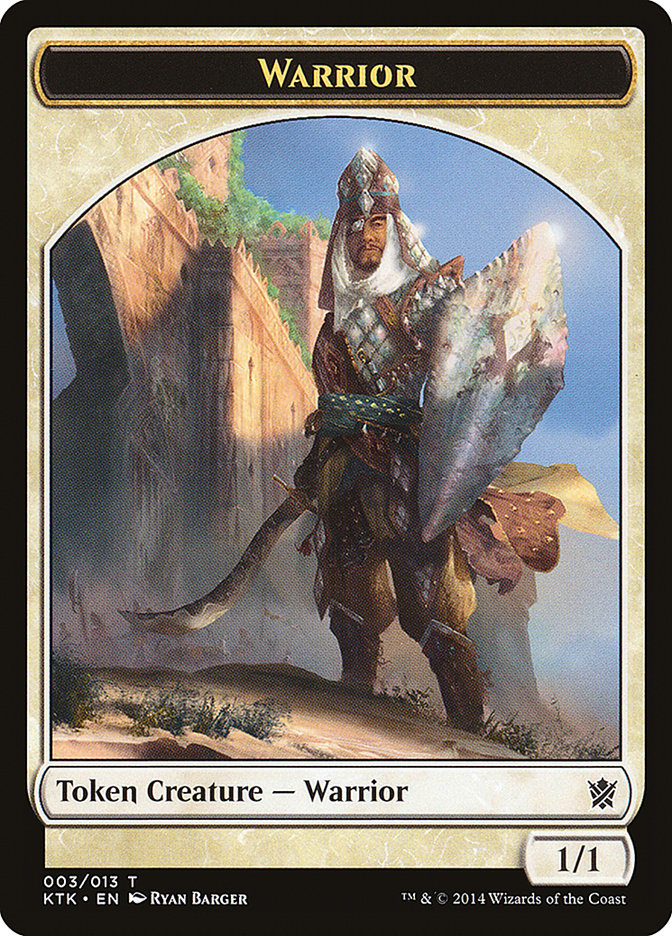 Warrior (003/013) [Khans of Tarkir Tokens] | Devastation Store