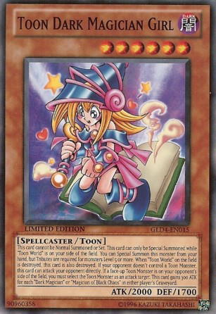 Toon Dark Magician Girl [GLD4-EN015] Common | Devastation Store
