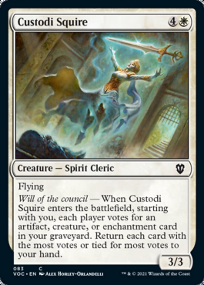 Custodi Squire [Innistrad: Crimson Vow Commander] | Devastation Store