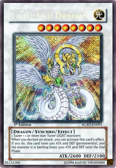 Light End Dragon [RGBT-EN091] Secret Rare | Devastation Store