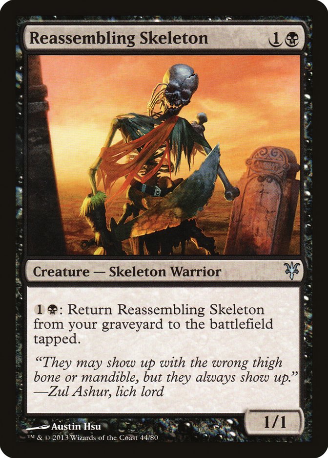 Reassembling Skeleton [Duel Decks: Sorin vs. Tibalt] - Devastation Store | Devastation Store