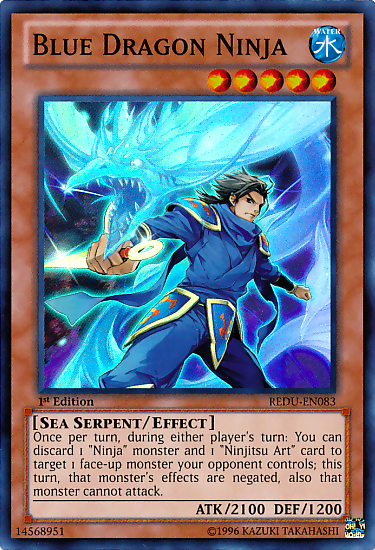 Blue Dragon Ninja [REDU-EN083] Super Rare | Devastation Store