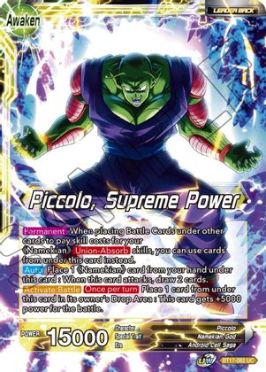 Piccolo // Piccolo, Supreme Power (BT17-082) [Ultimate Squad] | Devastation Store