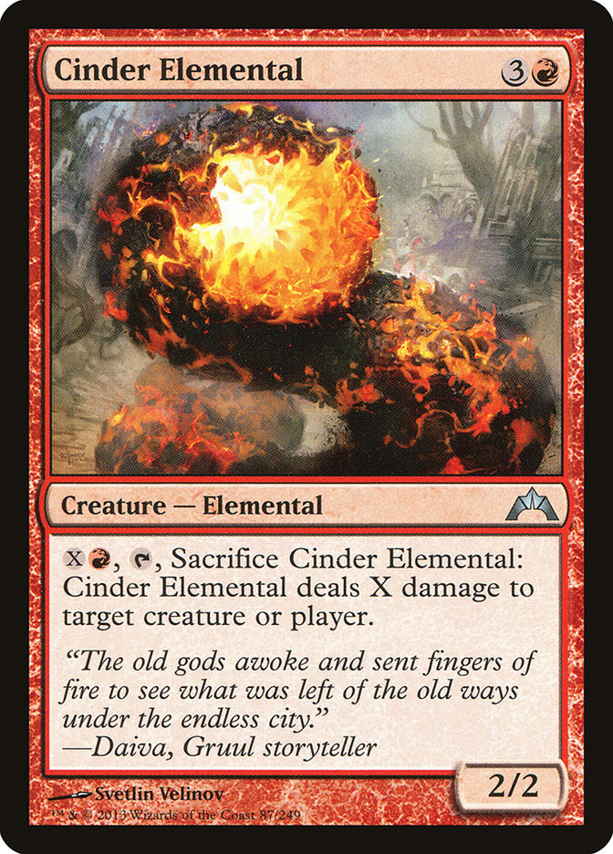 Cinder Elemental [Gatecrash] - Devastation Store | Devastation Store