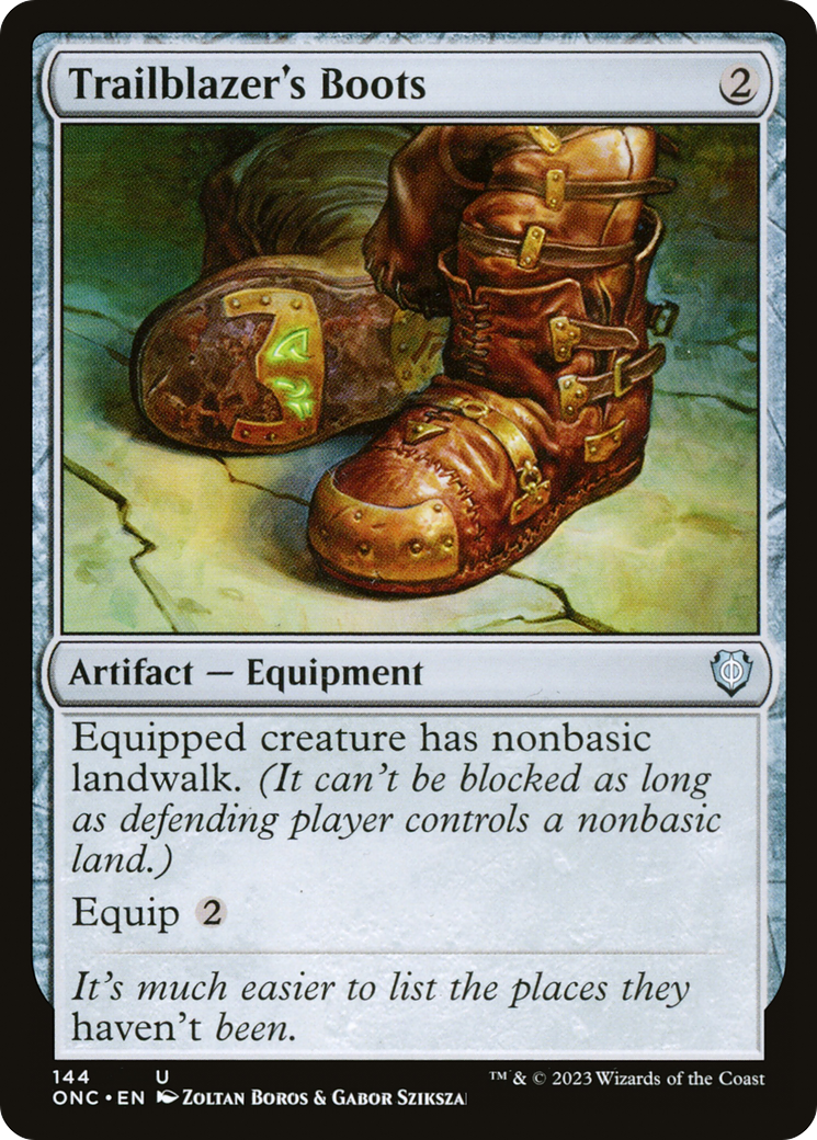 Trailblazer's Boots [Phyrexia: All Will Be One Commander] | Devastation Store